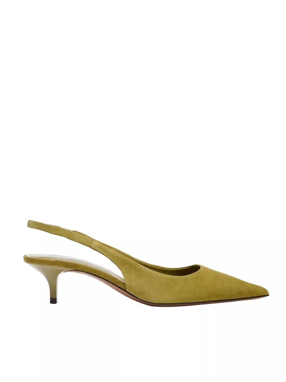 Zara green 1” heels